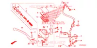 MAITRE CYLINDRE DE FREIN AVANT pour Honda SHADOW VT 750 SPIRIT F de 2009