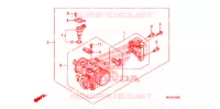 CORPS DE PAPILLON pour Honda SHADOW VT 750 PHANTOM de 2010