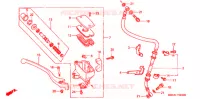 MAITRE CYLINDRE DE FREIN AVANT pour Honda SHADOW VT 750 de 1998