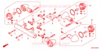 CLIGNOTANT pour Honda SHADOW VT 750 AERO de 2005