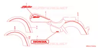 AUTOCOLLANTS pour Honda SHADOW VT 750 AERO Hamatsu factory de 2006