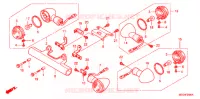 CLIGNOTANT pour Honda SHADOW VT 750 AERO Hamatsu factory de 2006
