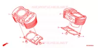 CYLINDRE pour Honda SHADOW VT 750 AERO Hamatsu factory de 2006