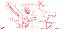 MAITRE CYLINDRE DE FREIN AVANT pour Honda SHADOW VT 750 AERO Hamatsu factory de 2006