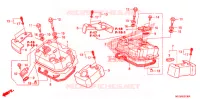 COUVRE CULASSE pour Honda SHADOW VT 750 AERO ABS de 2008