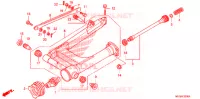 BRAS OSCILLANT pour Honda SHADOW VT 750 AERO ABS de 2008