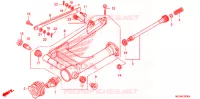 BRAS OSCILLANT pour Honda SHADOW VT 750 AERO ABS de 2009