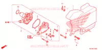POMPE A EAU pour Honda SHADOW VT 750 AERO ABS de 2009