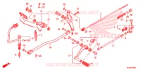 PEDALE (VT750C/CA/C2/C2B/C2F/CS/C2S) pour Honda SHADOW VT 750 AERO ABS GRAY de 2013