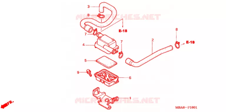 FILTRE A AIR SECONDAIRE Honda MOTO 750 SHADOW 2002  VT750CDD2