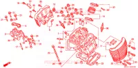 CULASSE (AVANT) pour Honda SHADOW VT 750 DELUXE de 1999