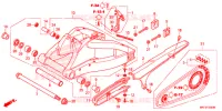 BRAS OSCILLANT pour Honda CBR 1000 ABS RED de 2017