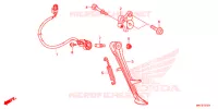 BEQUILLE pour Honda CBR 1000 RR ABS RED de 2017