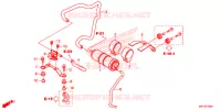 SYSTÈME DE RECYCLAGE DES GAZ (1) pour Honda CBR 1000 RR ABS RED de 2017
