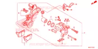 ETRIER DE FREIN ARRIERE pour Honda CBR 1000 ABS BLACK de 2017