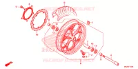 ROUE AVANT pour Honda NC 750 INTEGRA S de 2017