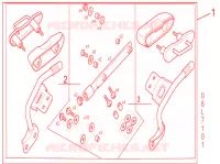 KIT FIXATION VALISES pour Honda NC 750 INTEGRA S de 2017