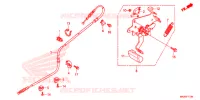 LEVIER DE FREIN DE STATIONNEMENT pour Honda NC 750 INTEGRA S de 2017