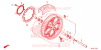 ROUE AVANT pour Honda NC 750 INTEGRA S de 2017