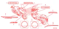 AUTOCOLLANTS pour Honda NC 750 INTEGRA S de 2017