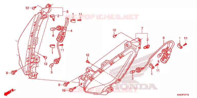 CLIGNOTANT AVANT Honda SCOOTER 110 VISION 2017  NSC110MPDH