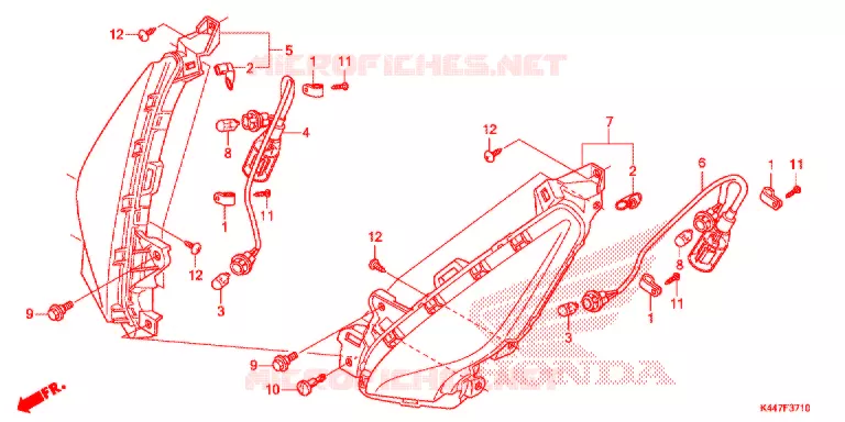 CLIGNOTANT AVANT Honda SCOOTER 110 VISION 2019  NSC110MPDH