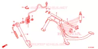 BEQUILLE pour Honda SH 125 ABS D 2E de 2017