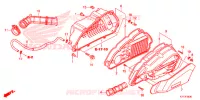FILTRE A AIR pour Honda SH 125 ABS D 2E de 2017