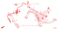 BEQUILLE pour Honda SH 125 ABS D de 2017