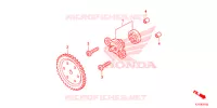 POMPE A HUILE pour Honda SH 125 ABS D de 2017