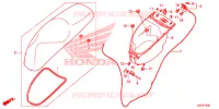 COFFRE  SELLE pour Honda SH 300 I ABS SPECIAL 2ED de 2017