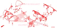 GUIDON   CARENAGE pour Honda SH 300 I ABS SPECIAL 4ED de 2017