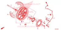 ROUE AVANT pour Honda SH 300 I ABS SPECIAL 4ED de 2017