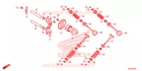 ARBRE A CAMES   SOUPAPE pour Honda SH 300 I ABS Tiêu chuẩn, Standard de 2017