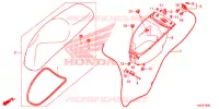 COFFRE  SELLE pour Honda SH 300 I ABS Tiêu chuẩn, Standard de 2017