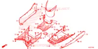 MARCHE PIEDS pour Honda SH 300 I ABS Tiêu chuẩn, Standard de 2017