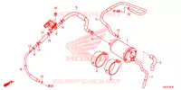SYSTÈME DE RECYCLAGE DES GAZ pour Honda SH 300 I ABS Tiêu chuẩn, Standard de 2017