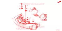 FEUX ARRIERE pour Honda SH 300 IS ABS -4ED- de 2017