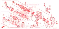 ARBRE DE ROUE AVANT pour Honda FOURTRAX 680 RINCON de 2017