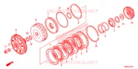 EMBRAYAGE (BAS) pour Honda FOURTRAX 680 RINCON de 2017