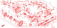 ENGRENAGE FINAL AVANT pour Honda FOURTRAX 680 RINCON de 2017