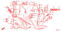 LEVIER DE GUIDON   CABLE   COMMODO pour Honda FOURTRAX 680 RINCON de 2017