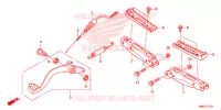 REPOSE PIED   PEDALE pour Honda FOURTRAX 680 RINCON de 2017