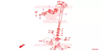 ARBRE DE DIRECTION pour Honda FOURTRAX 680 RINCON de 2017