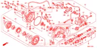 ENGRENAGE FINAL AVANT pour Honda FOURTRAX 680 RINCON de 2017