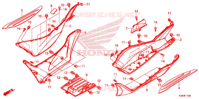 MARCHE PIEDS Honda SCOOTER 150 PCX 2016  WW150G