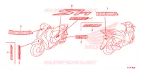 AUTOCOLLANTS pour Honda SH 150 ABS D STANDARD de 2017