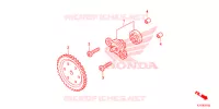 POMPE A HUILE pour Honda SH 150 ABS D STANDARD de 2017
