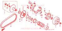 EMBRAYAGE pour Honda WW 50 TOPIC PRO de 1995
