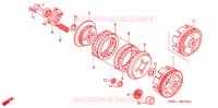 EMBRAYAGE pour Honda APE 100 DELUXE de 2004